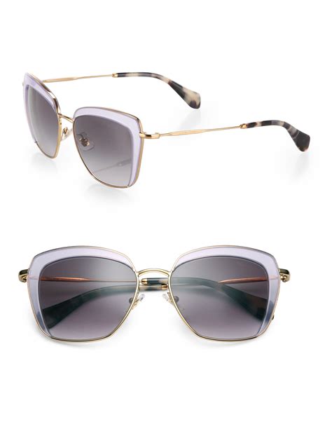 miu miu sunglasses purple